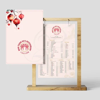 Chinese Menu Takeaway Menu Design Service