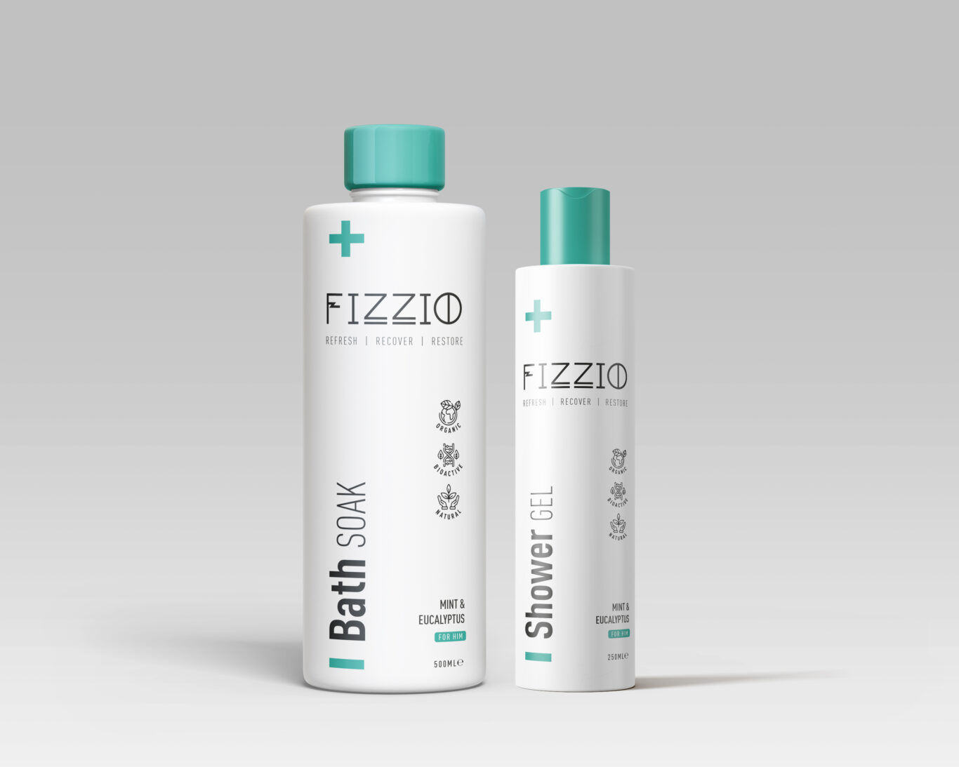 Fizzio 250 500ml Men Mint And Eucalyptus