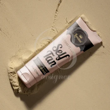 Self Tan Cosmetic Label Graphic Designer London