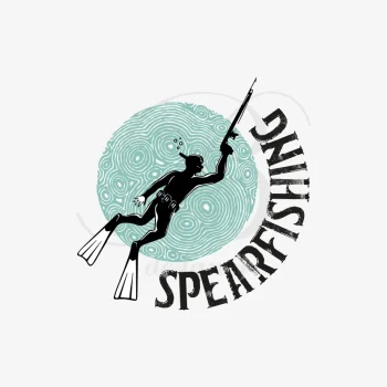 Spearfishing Logo Design