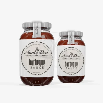 Bbq Sauce Label Design London