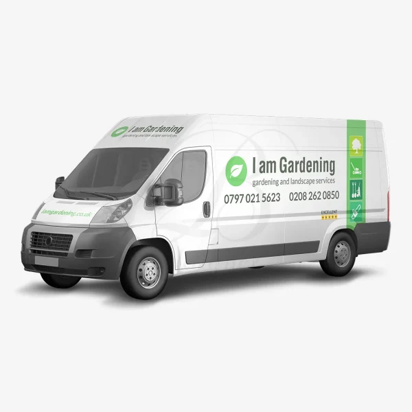 Gardening Van Wrap Designer London