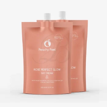 Peachy Peel Cosmetic Pouch Label Design