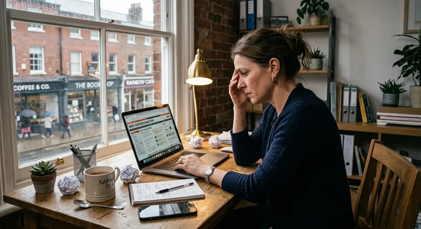 6. The content talks in circles