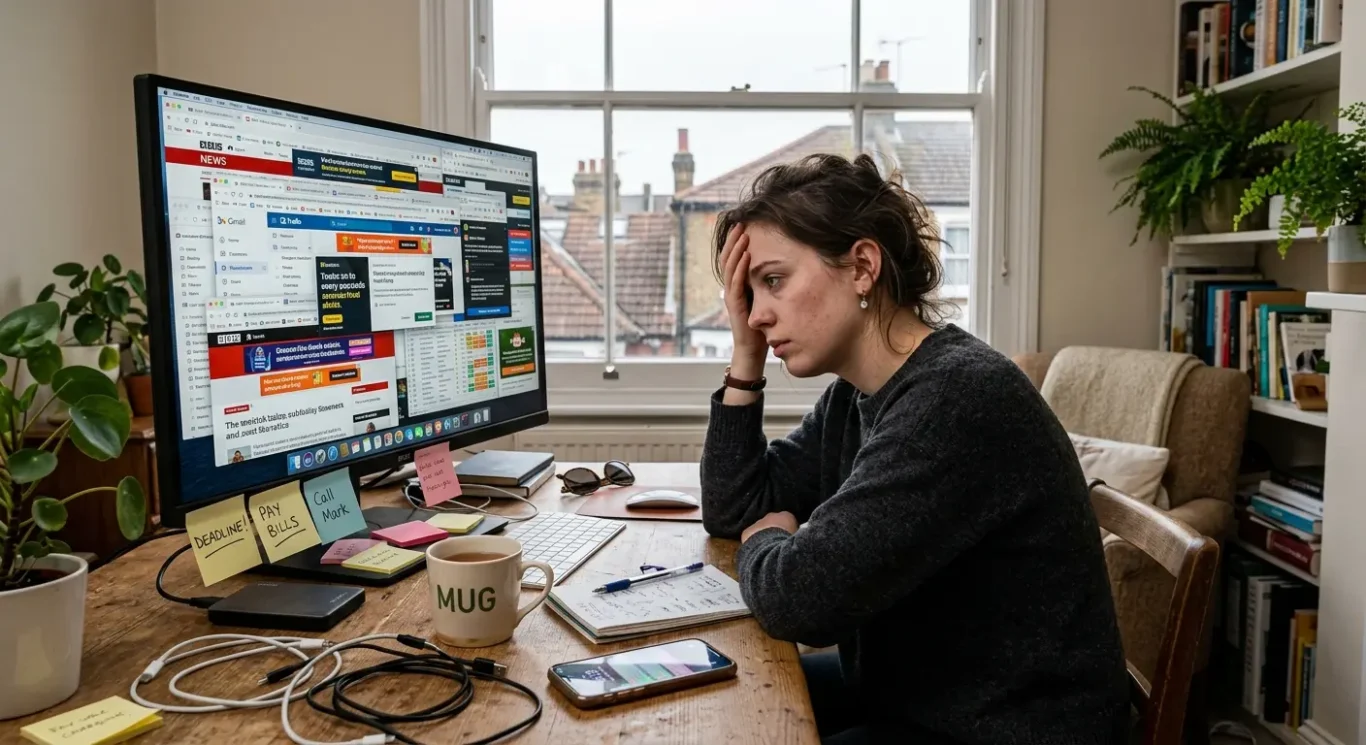 7. It is full of clutter